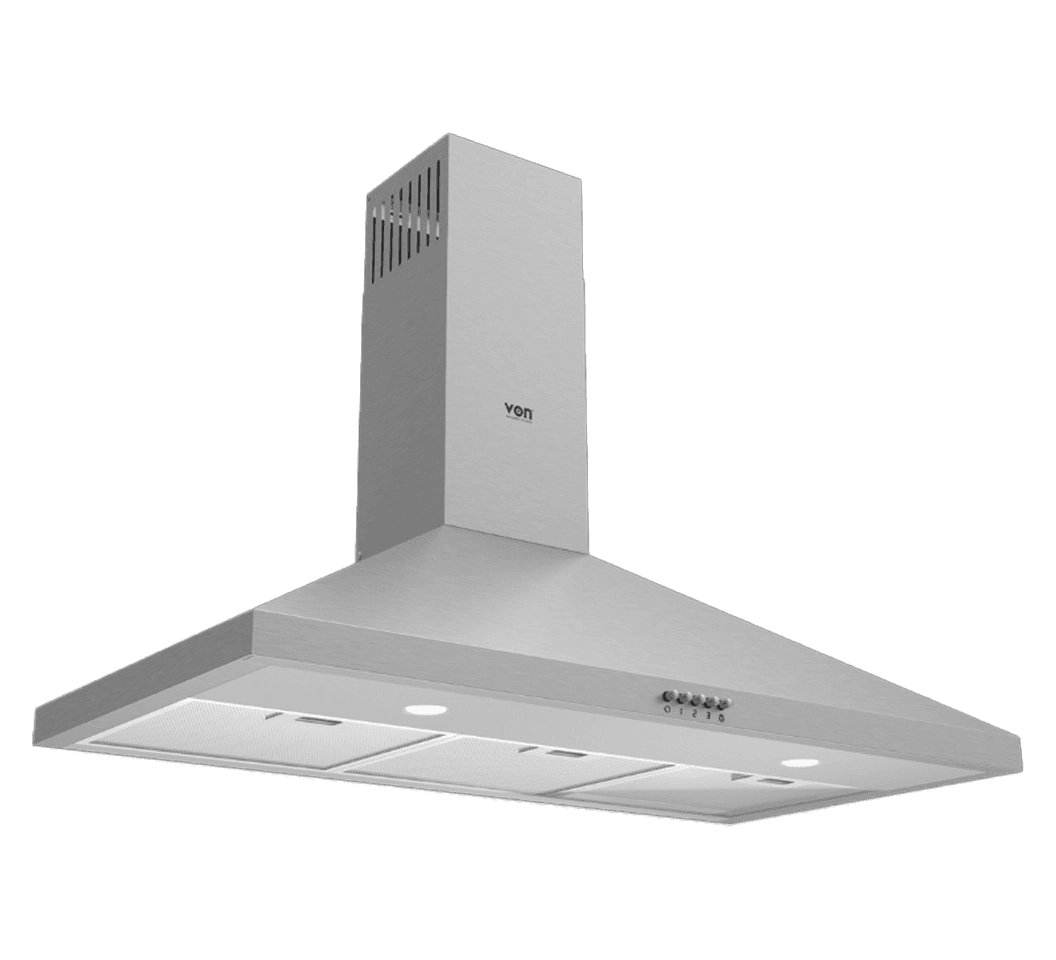 Von VBDP931MFX Built-in Chimney Hood, 90cm - Stainless Steel