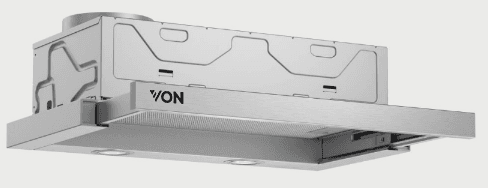 VON VBDF6131X Telescopic Concealed Hood, 60cm - Stainless Steel