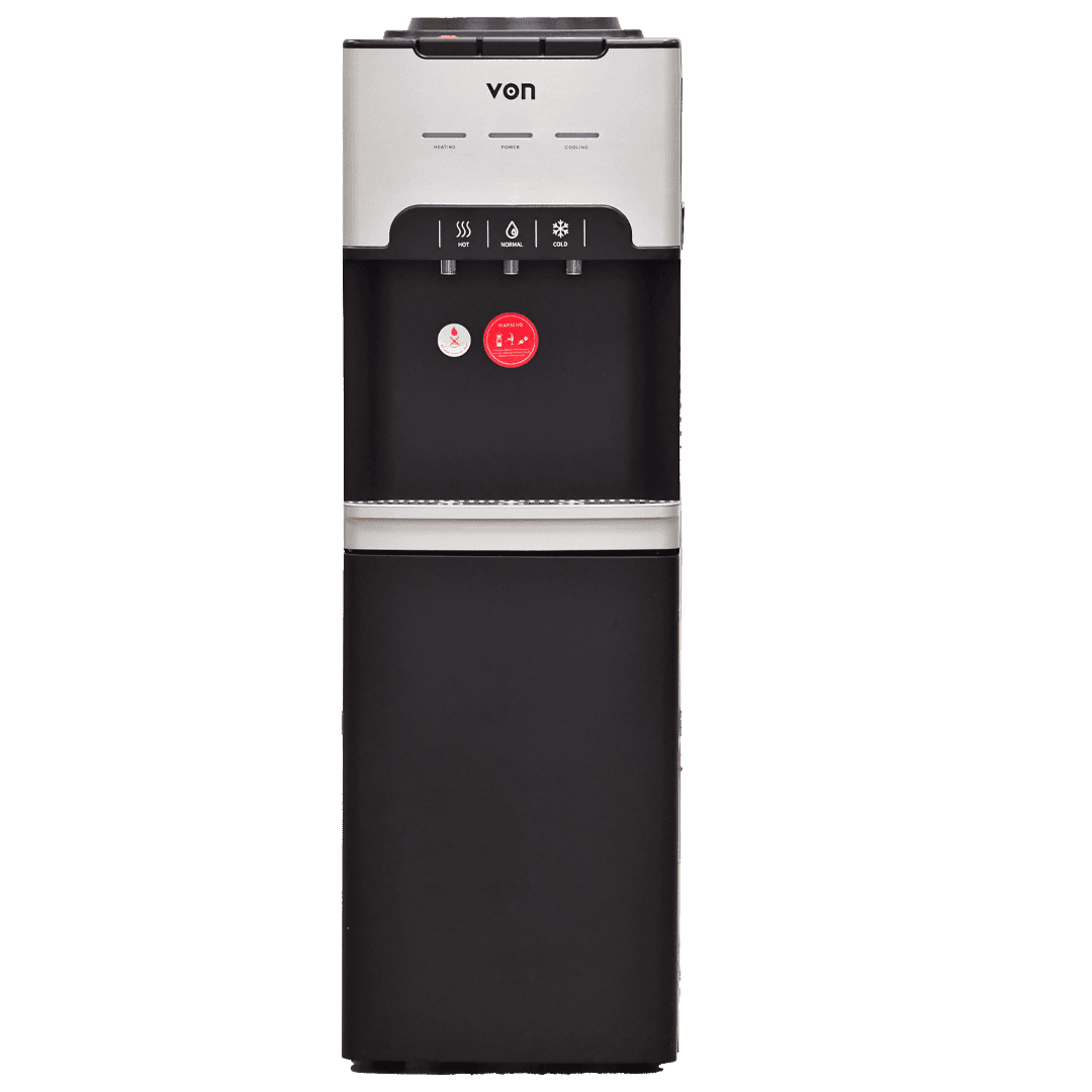 VON VDE-313CLK Water Dispenser, Electric Cooling - Dark Grey