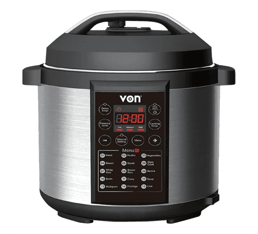 VON VSCP60MMX Pressure Cooker 6L - 1000W
