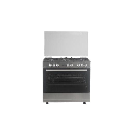 VON VCF965071FSX Freestanding Cooker – 5 Gas Burners, Cast Iron Enamel Pan Support, Flame Failure Device