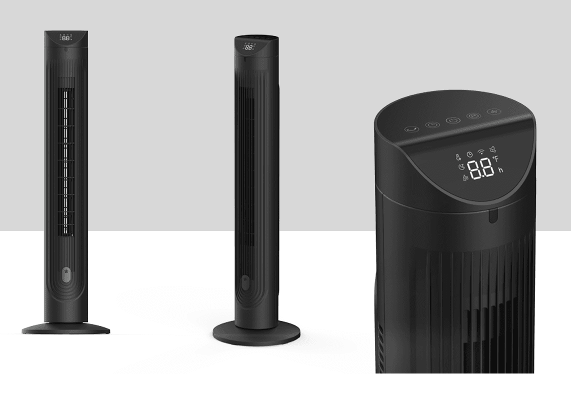 VON VFT-42246-DMK 42" Tower Fan - Black