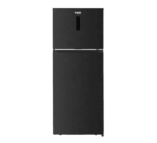 VON VRT-420NVAK Double Door Fridge, Top Mount Freezer, No Frost- 415L