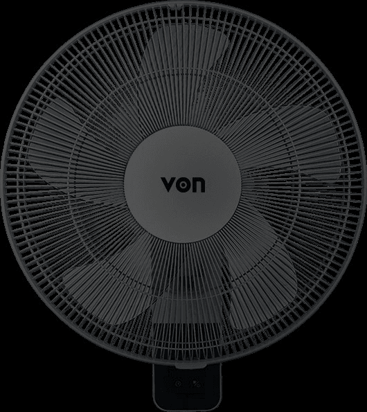 VON VFW-16556-DMK 16" Wall Fan - Black