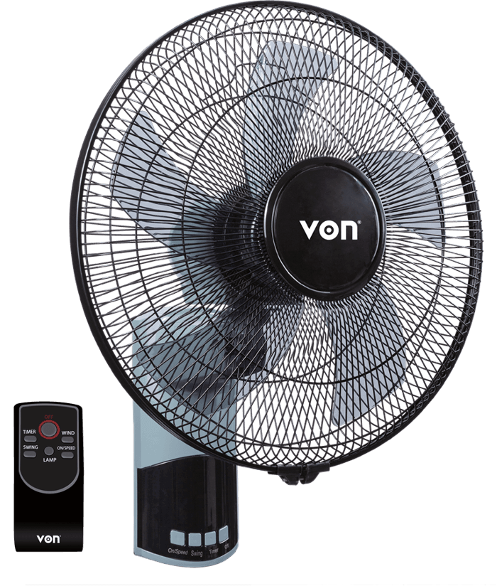 VON VFW-6605-DJK 16" Wall Fan – 50W