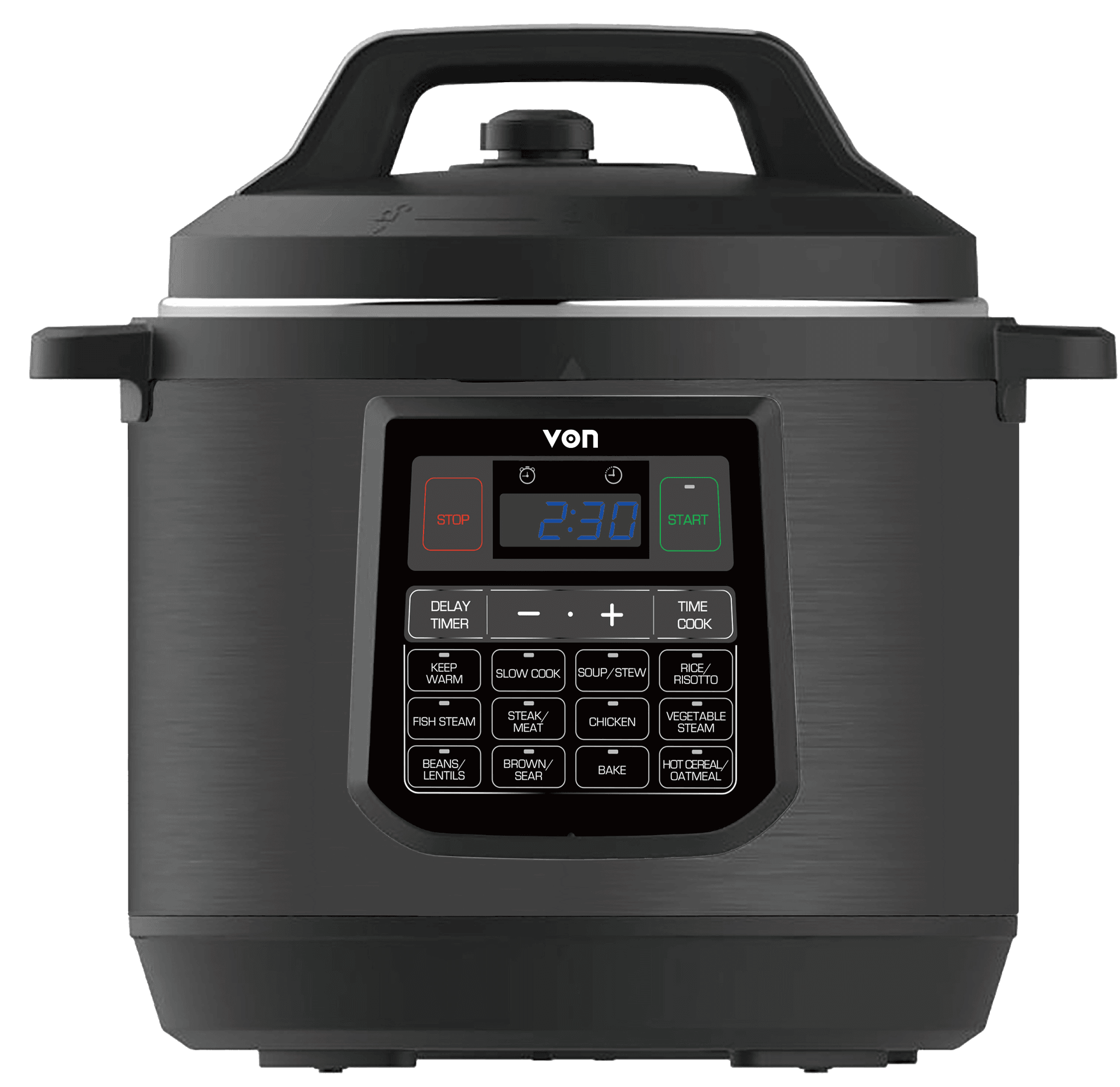 VON VPC813XMK Pressure Cooker - 8L 1200W, Stainless steel Pot