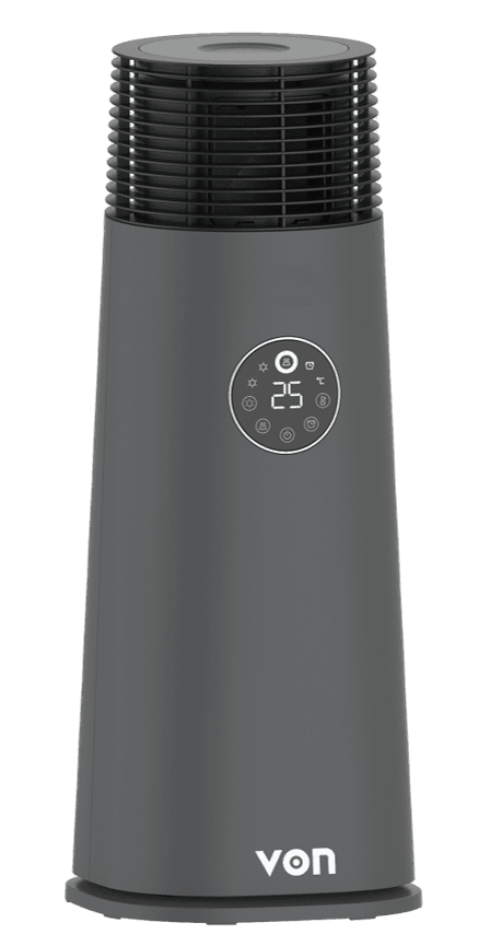 VON VHT203DYAK Tower Heater, 2000W - Black