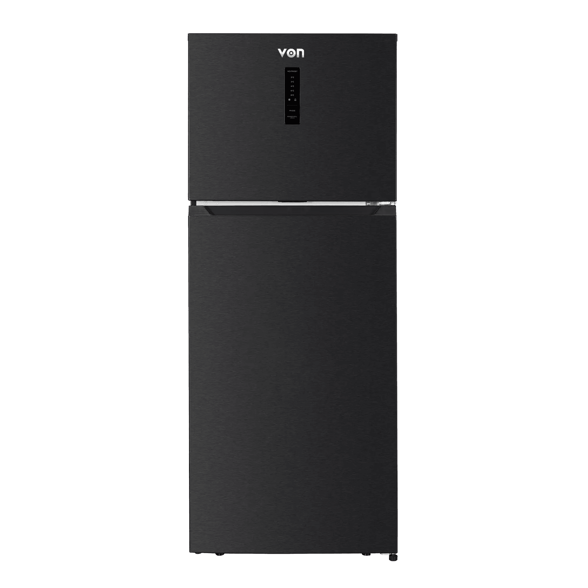 VON VRT-490NVAK Double Door Fridge, Top Mount Freezer, No Frost- 480L