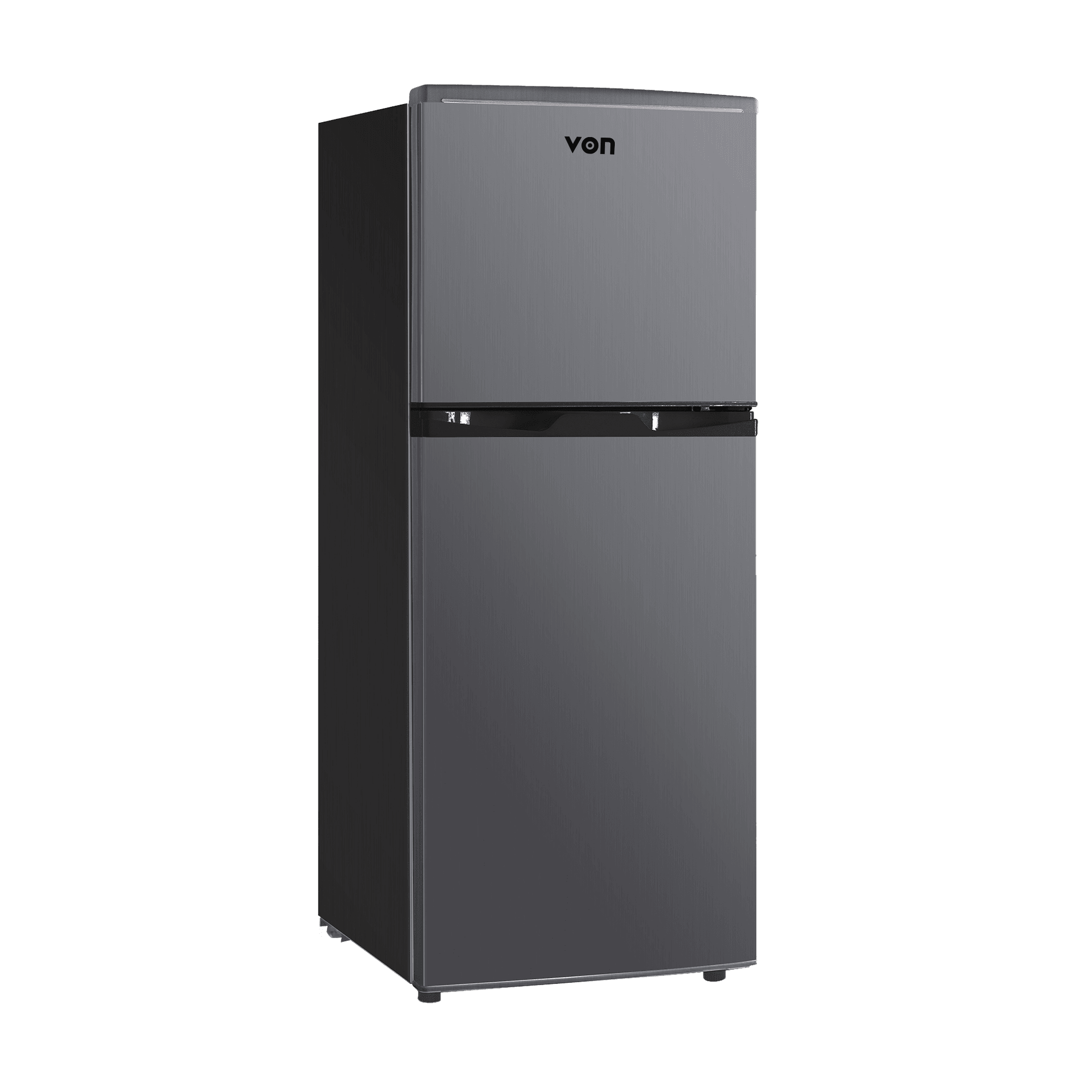 Von VRT-175DRHS Top Mount Fridge, 175L - Silver