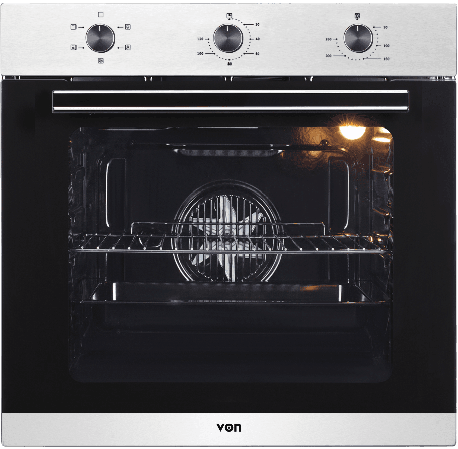 VON VOVM7505FCX Built Oven 5 Functions 60CM - Stainless Steel
