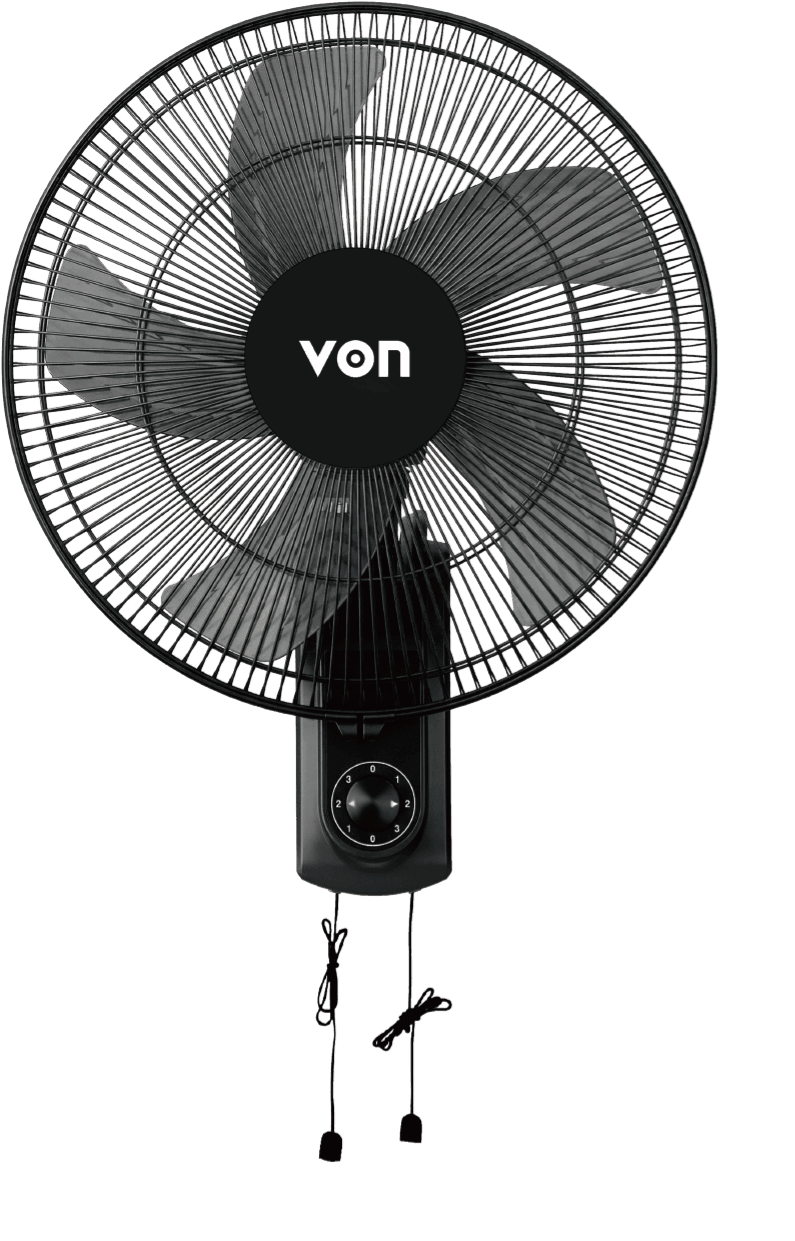 VON VFW-16556-MMK 16" Wall Fan - Black