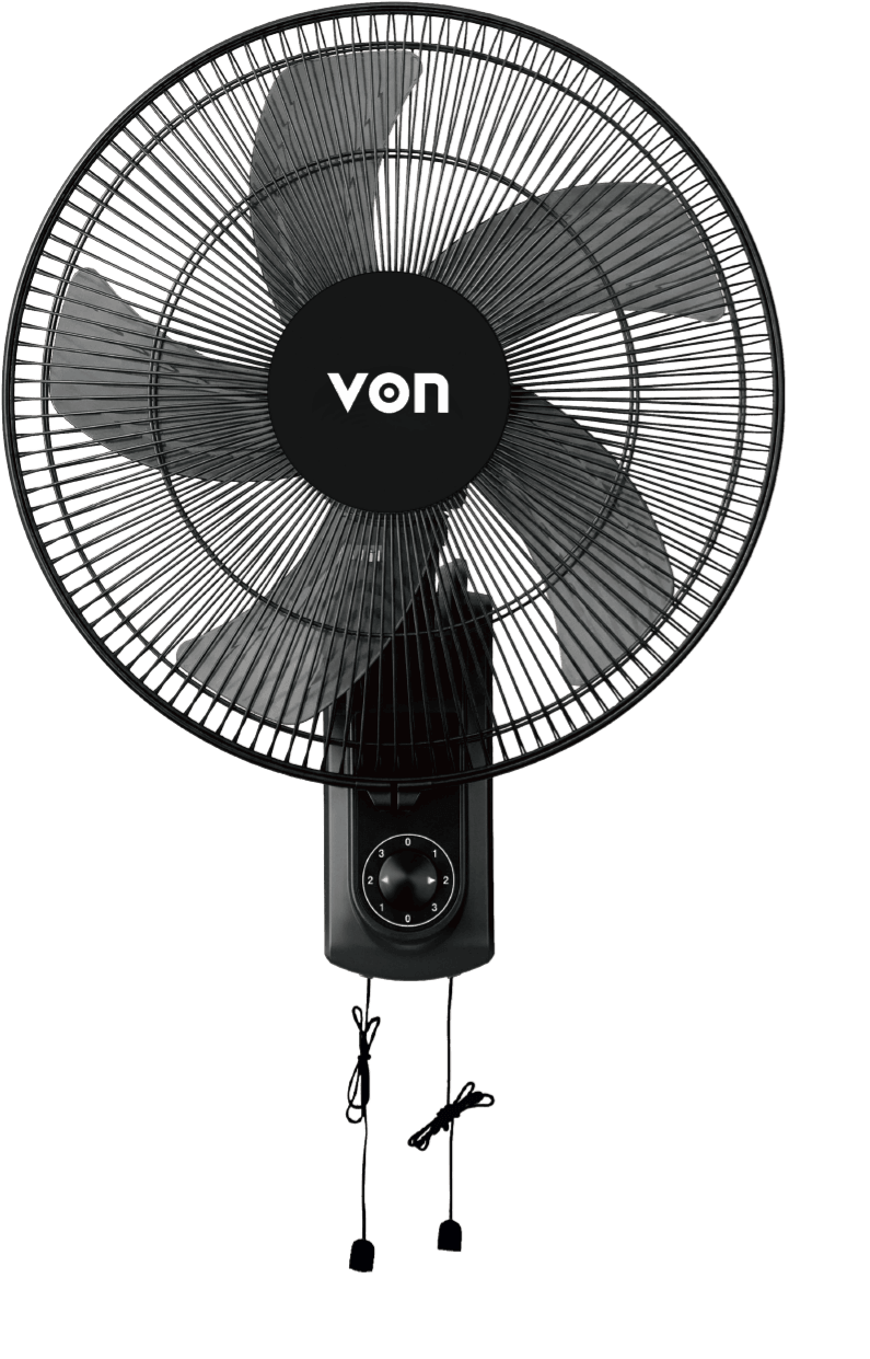 VON VFW-16556-MMK 16" Wall Fan - Black