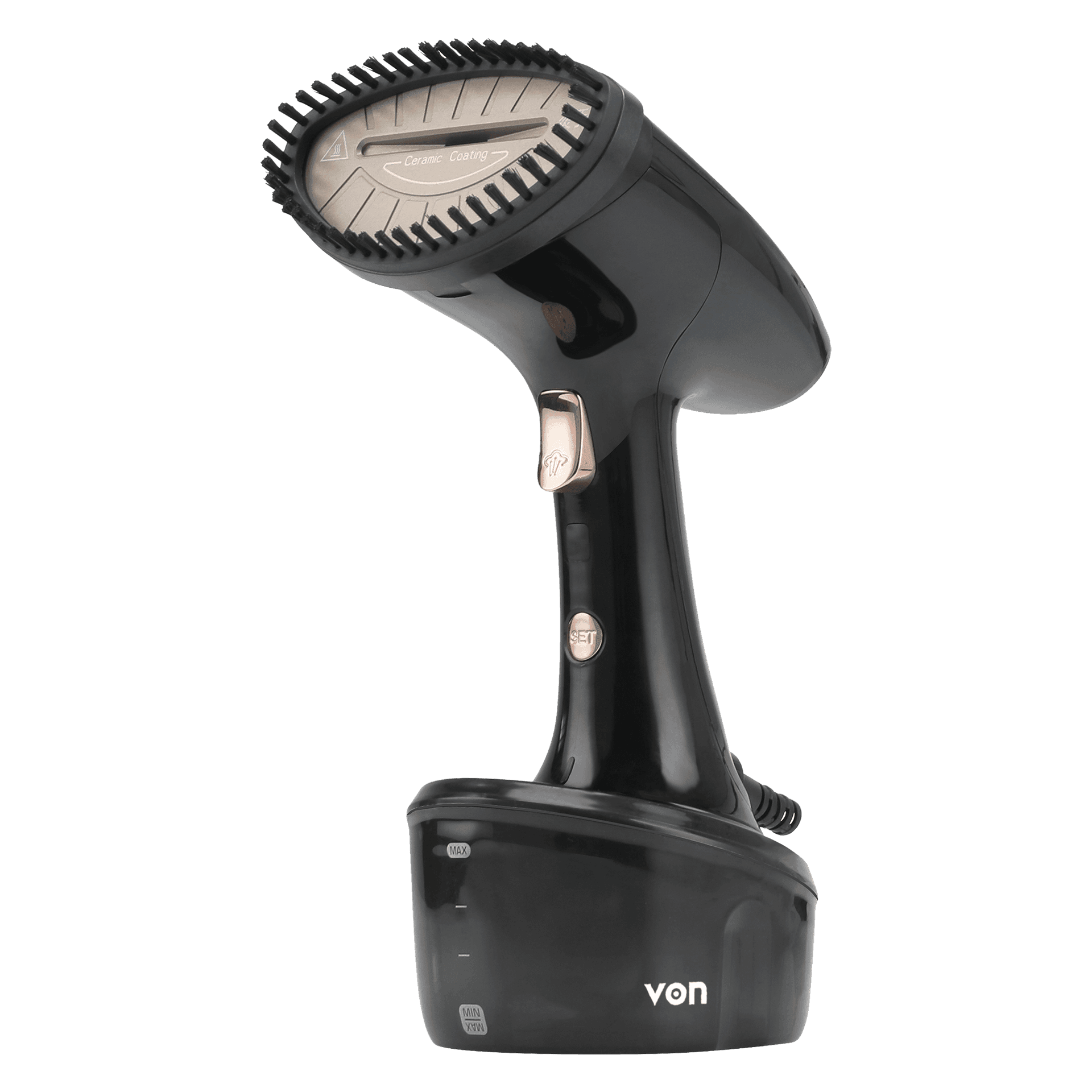 VON VGS161HSK Handheld Garment Steamer -Non-Foldable Steam Head, 1600W