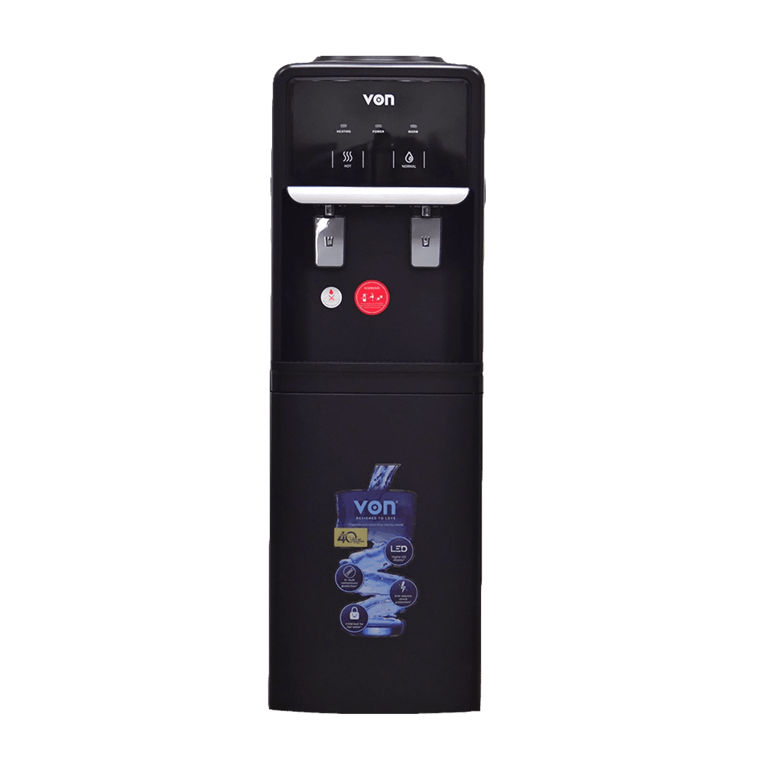 VON VDN-212CLK Hot and Normal Storage Cabinet Water Dispenser