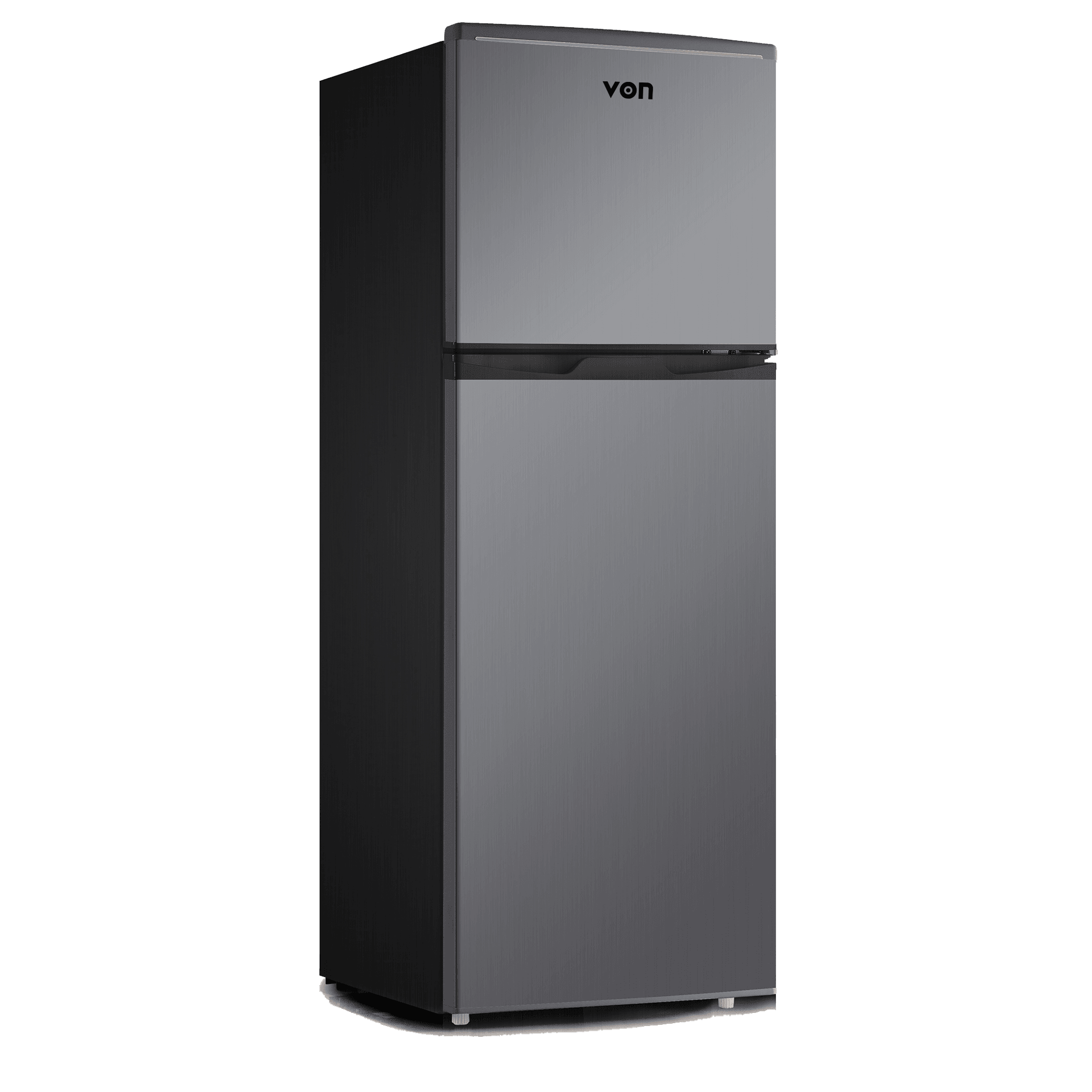 VON VRT-138DRHX Double Door Fridge, Top Mount Freezer- 138L