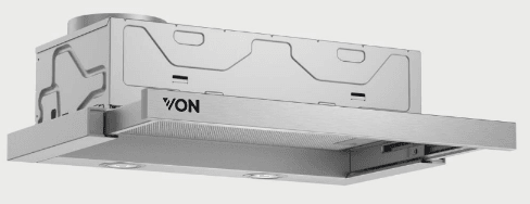 VON VBDF6131X Telescopic Concealed Hood, 60cm - Stainless Steel