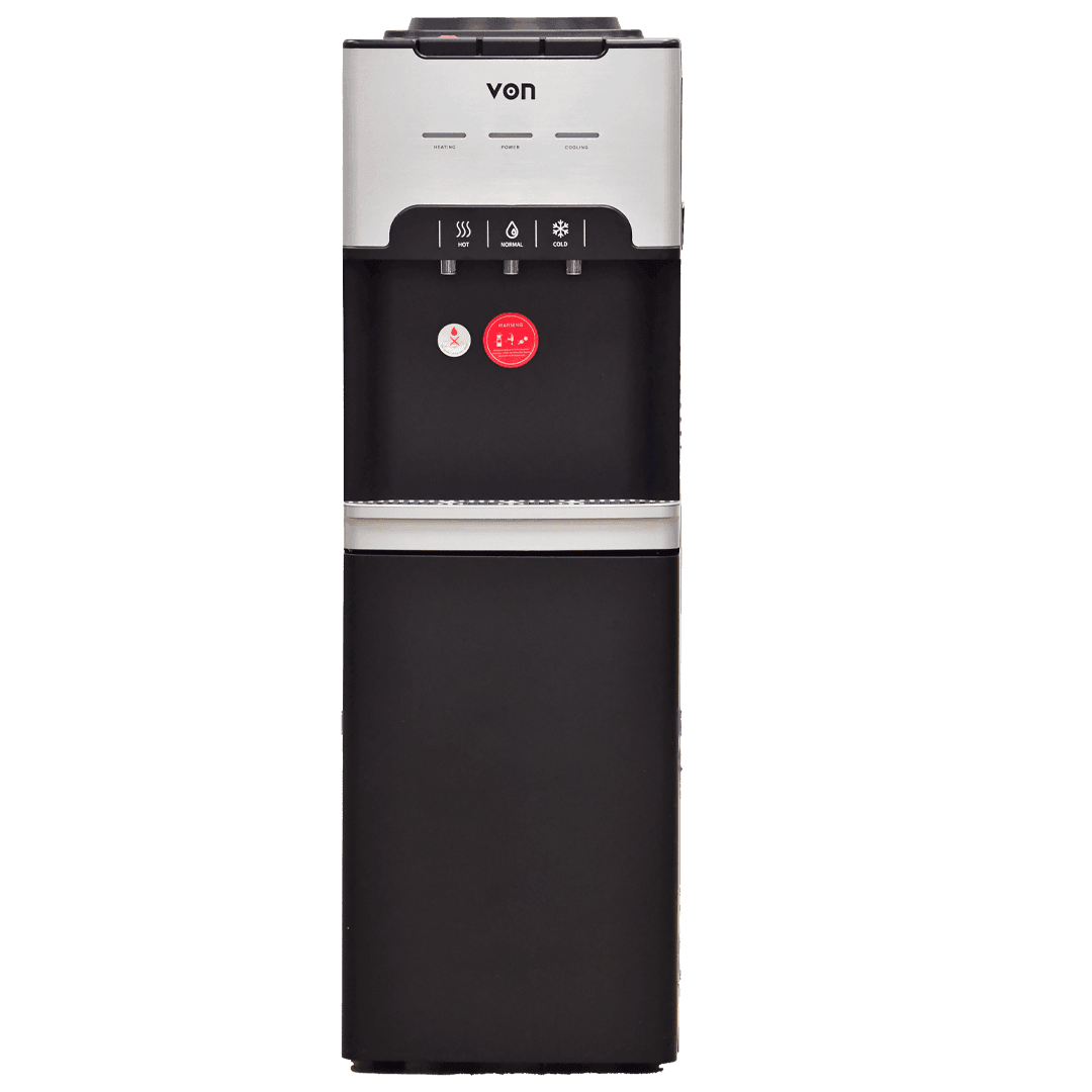 VON VDE-313CLK Water Dispenser, Electric Cooling - Dark Grey