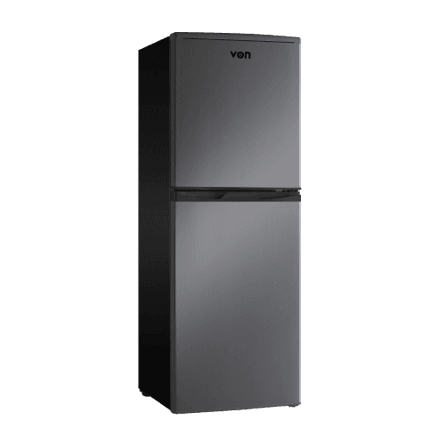 VON VRT-195DRHS Double Door Fridge, Top Mount Freezer- 195L