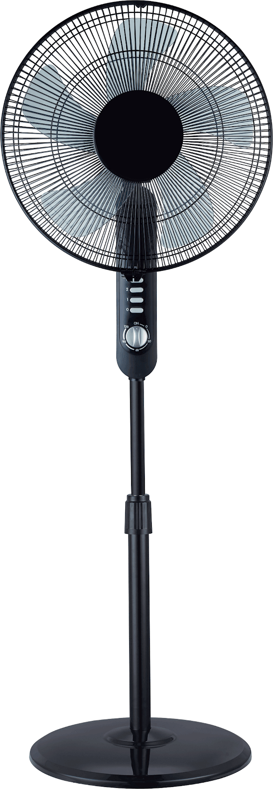 VON VFS-16506-MMK 16" Stand Fan - Black