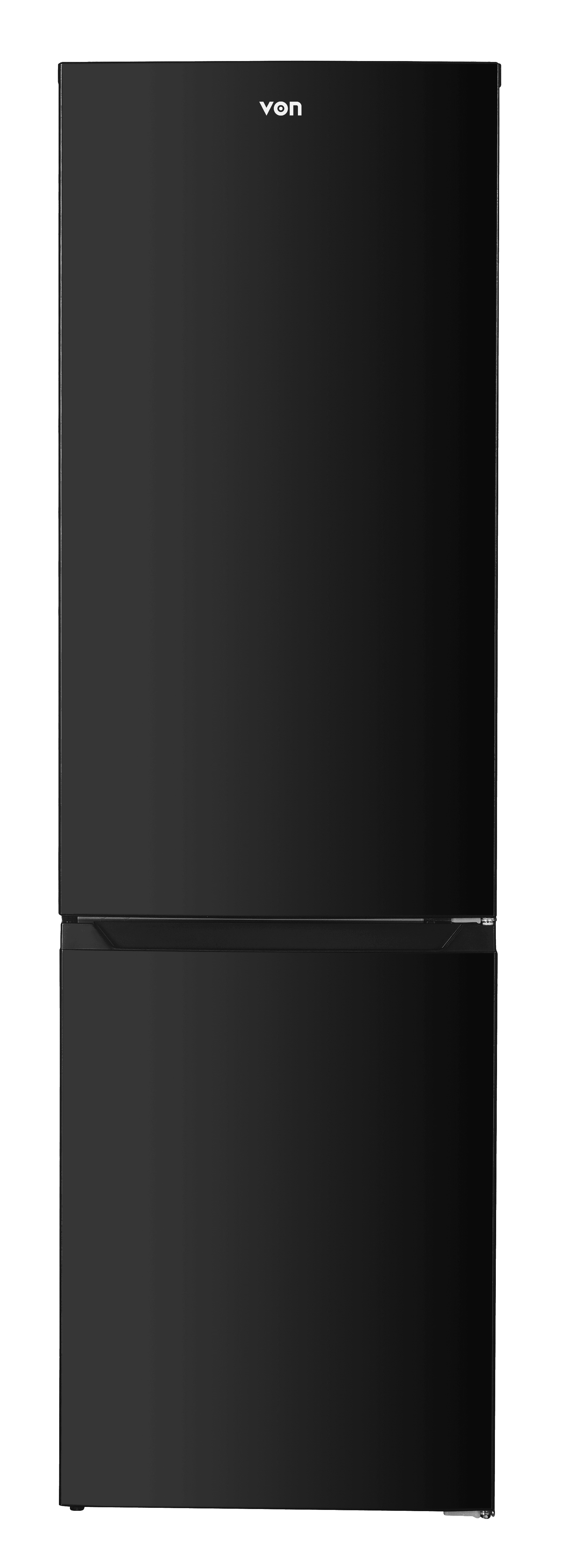 VON VRB-247NRAK Bottom Mount Freezer 247L - Black Inox