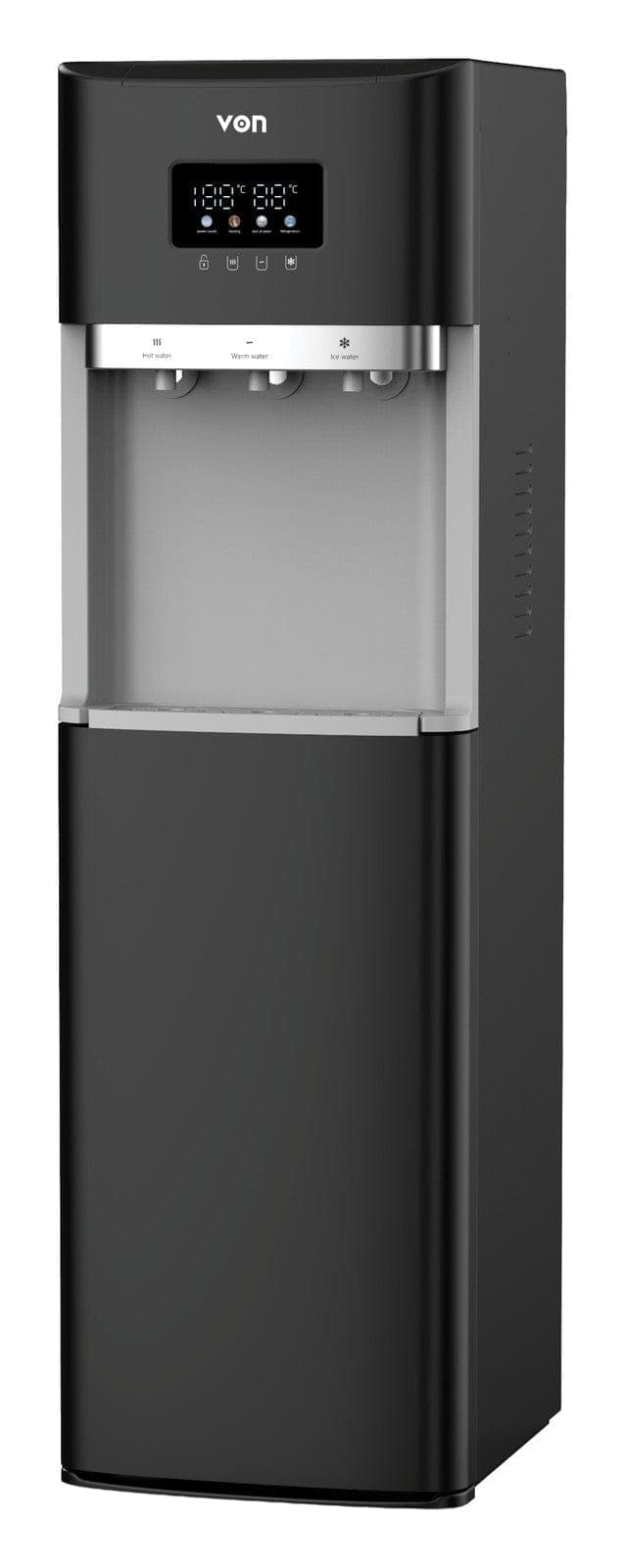 VON VDBC-361CAK Compressor Cooling Bottom Loading Water Dispenser - Black