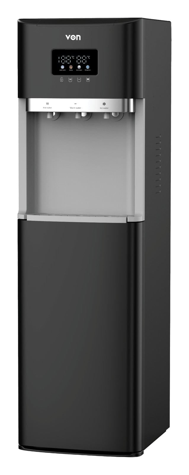 VON VDBC-361CAK Compressor Cooling Bottom Loading Water Dispenser - Black