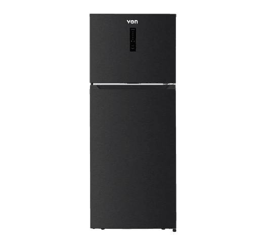 VON VRT-420NVAK Double Door Fridge, Top Mount Freezer, No Frost- 415L