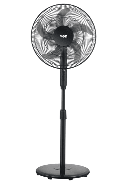 VON VFS-16406-MMK 16" Stand Fan - Black