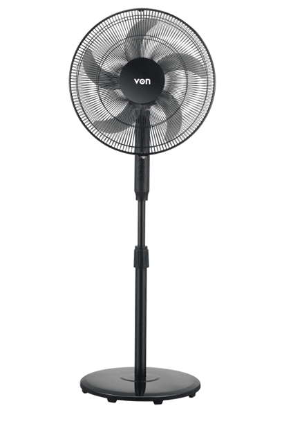 VON VFS-16406-MMK 16" Stand Fan - Black