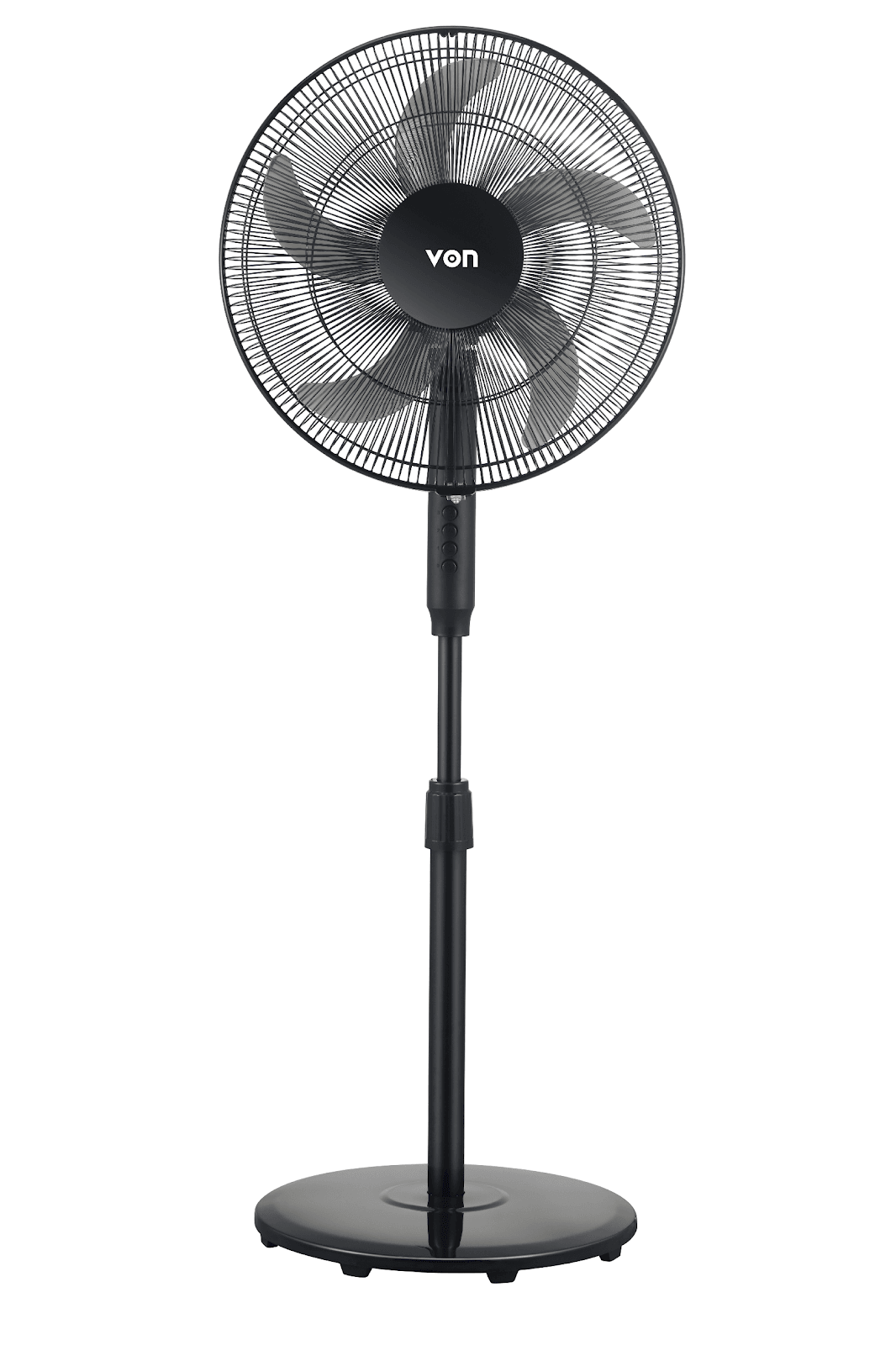VON VFS-16556-DMK 16" Stand Fan - Black