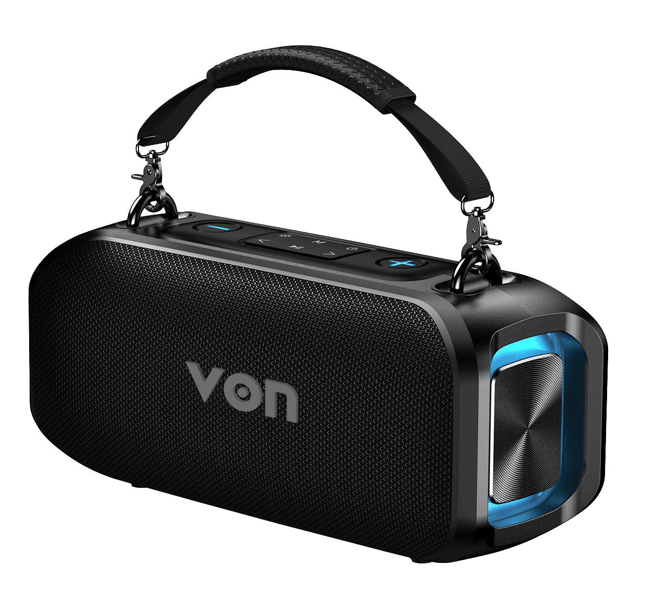 VON VPS20X5LEK IPX5 Bluetooth Portable Speaker IPX5 Waterproof 20W RMS